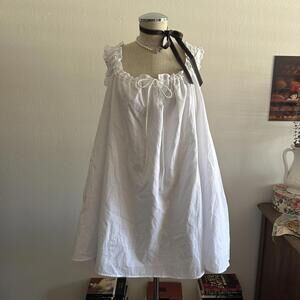 Princess Polly white cotton babydoll dress